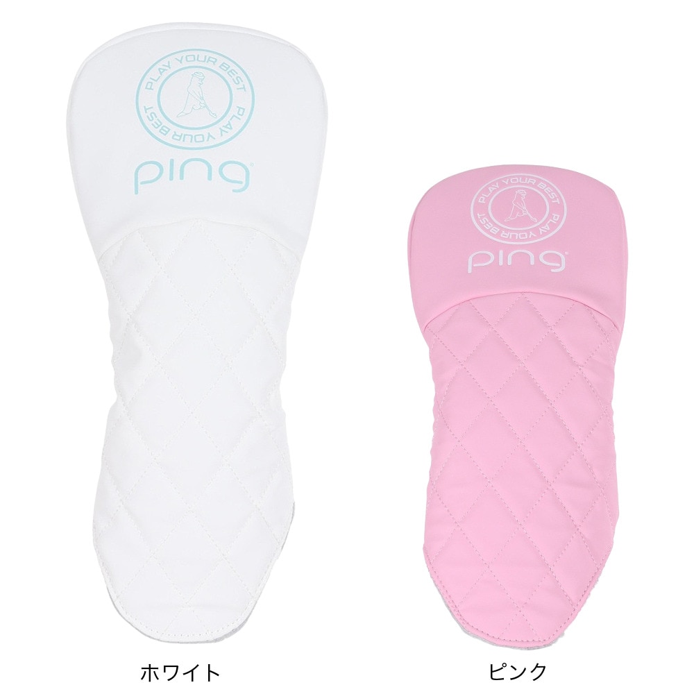 ピン（PING）（メンズ、レディース）ゴルフ ドライバー用ヘッドカバー HC-L2301 WH 36872