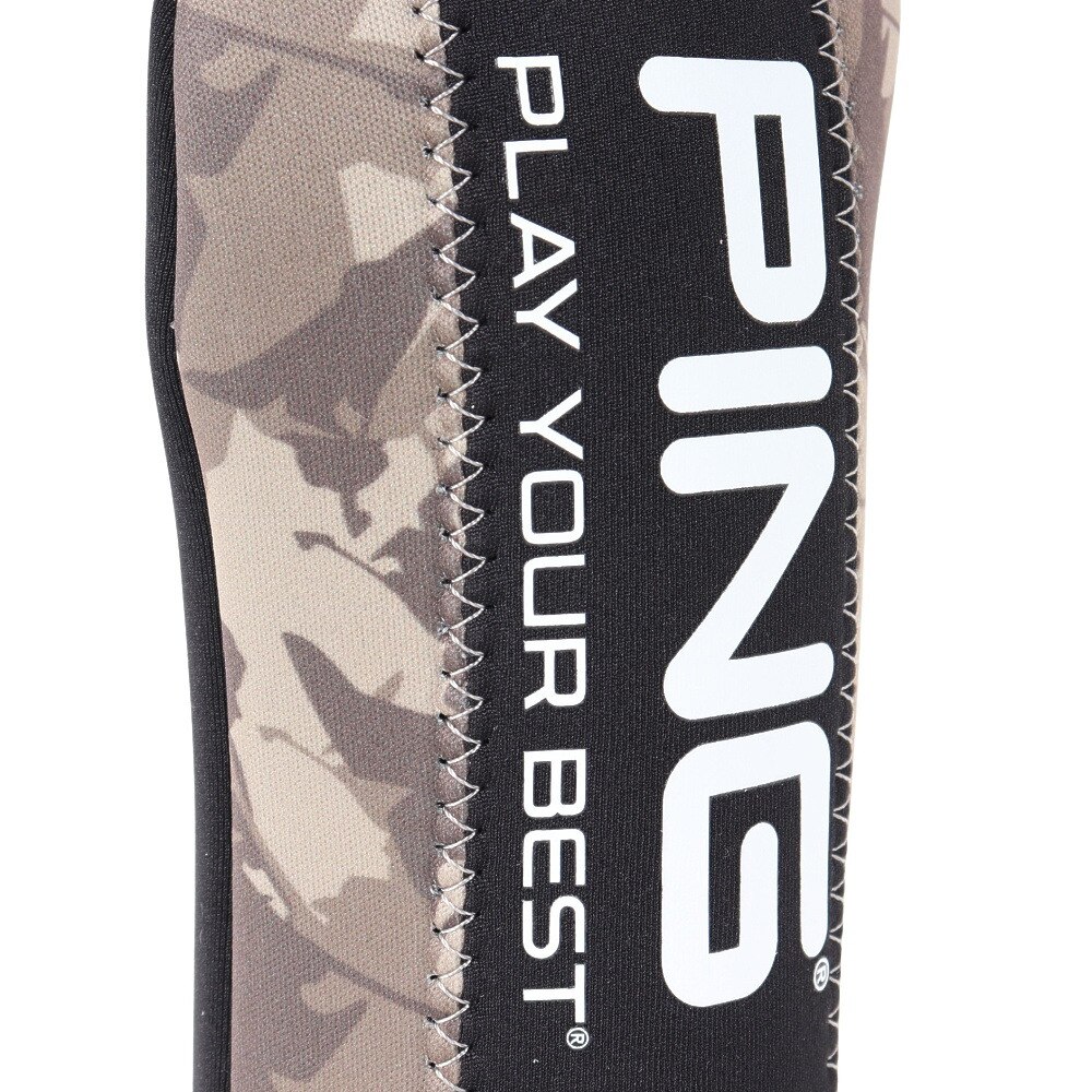 ピン（PING）（メンズ、レディース）ゴルフ フェアウェイウッド用ヘッドカバー 番手ダイヤル式 HC-N2302 カモHC FW BROWN 36864