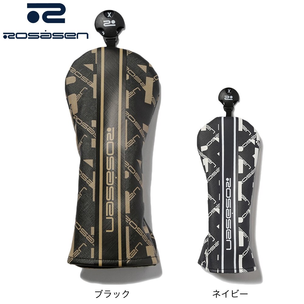 ROSASEN（メンズ、レディース）ゴルフ ヘッドカバー ユーティリティ用 番手ダイヤル式 046-99803-098