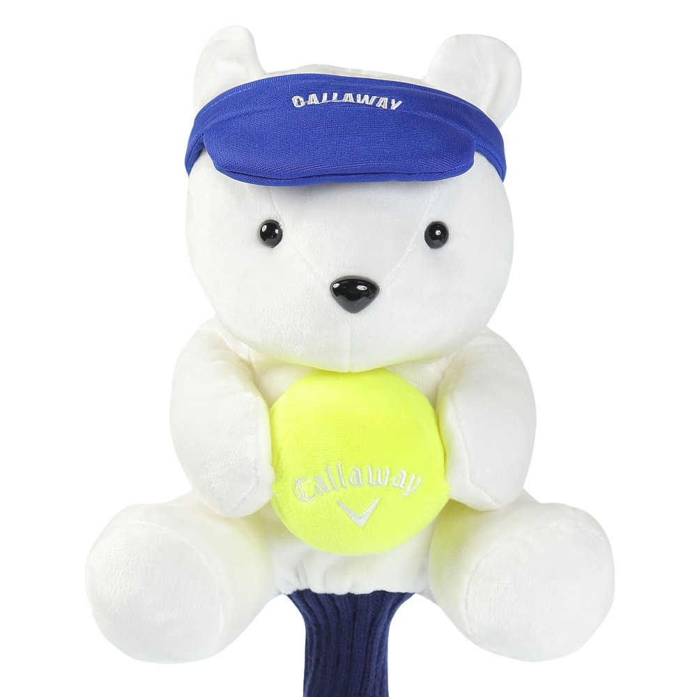 キャロウェイ（CALLAWAY）（メンズ、レディース）ゴルフ ドライバー用ヘッドカバー ベア FW 23 JM 5523144HC WHT