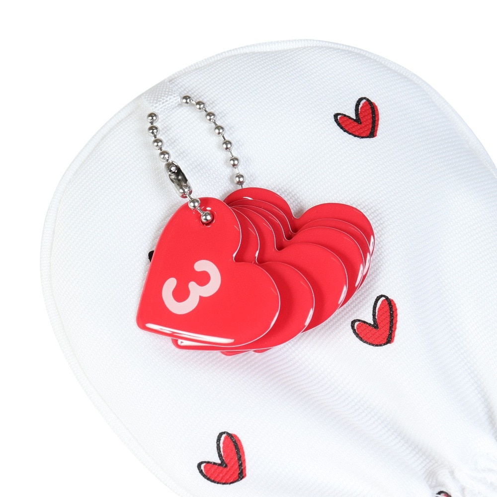 キャロウェイ（CALLAWAY）（メンズ、レディース）ゴルフ ヘッドカバー フェアウェイウッド用 FW用 Love Callaway 番手チャーム付き 5524101LC