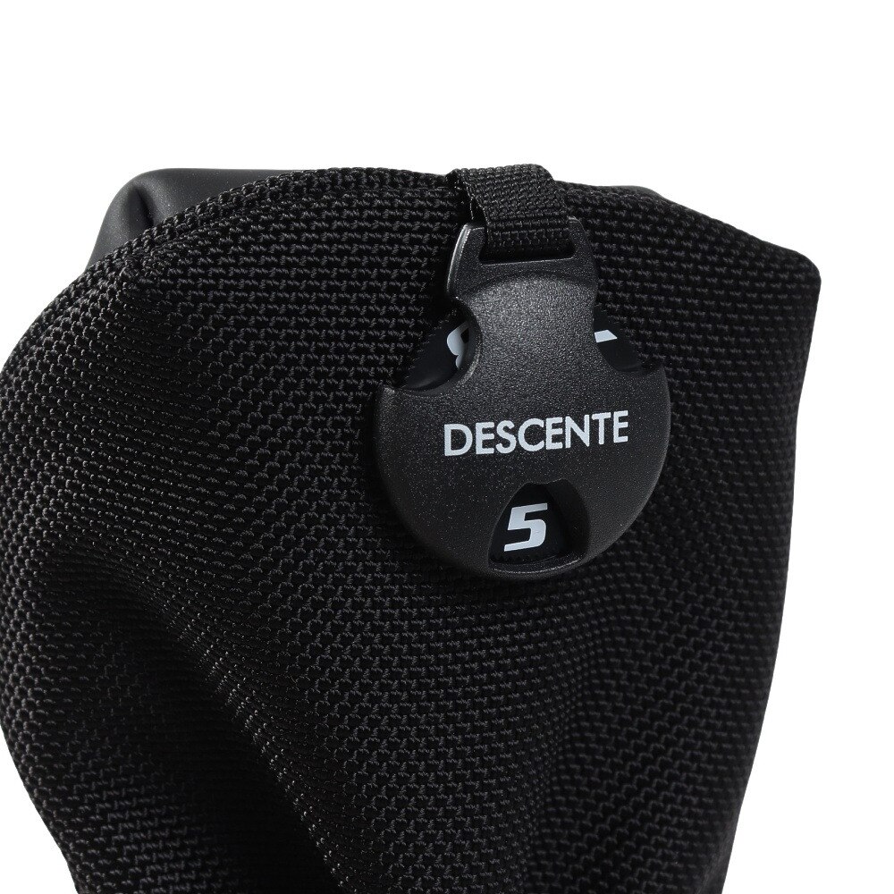 デサントゴルフ（DESCENTEGOLF）（メンズ、レディース）ゴルフ ユーティリティ用 ヘッドカバー DG4FHC42M BK00