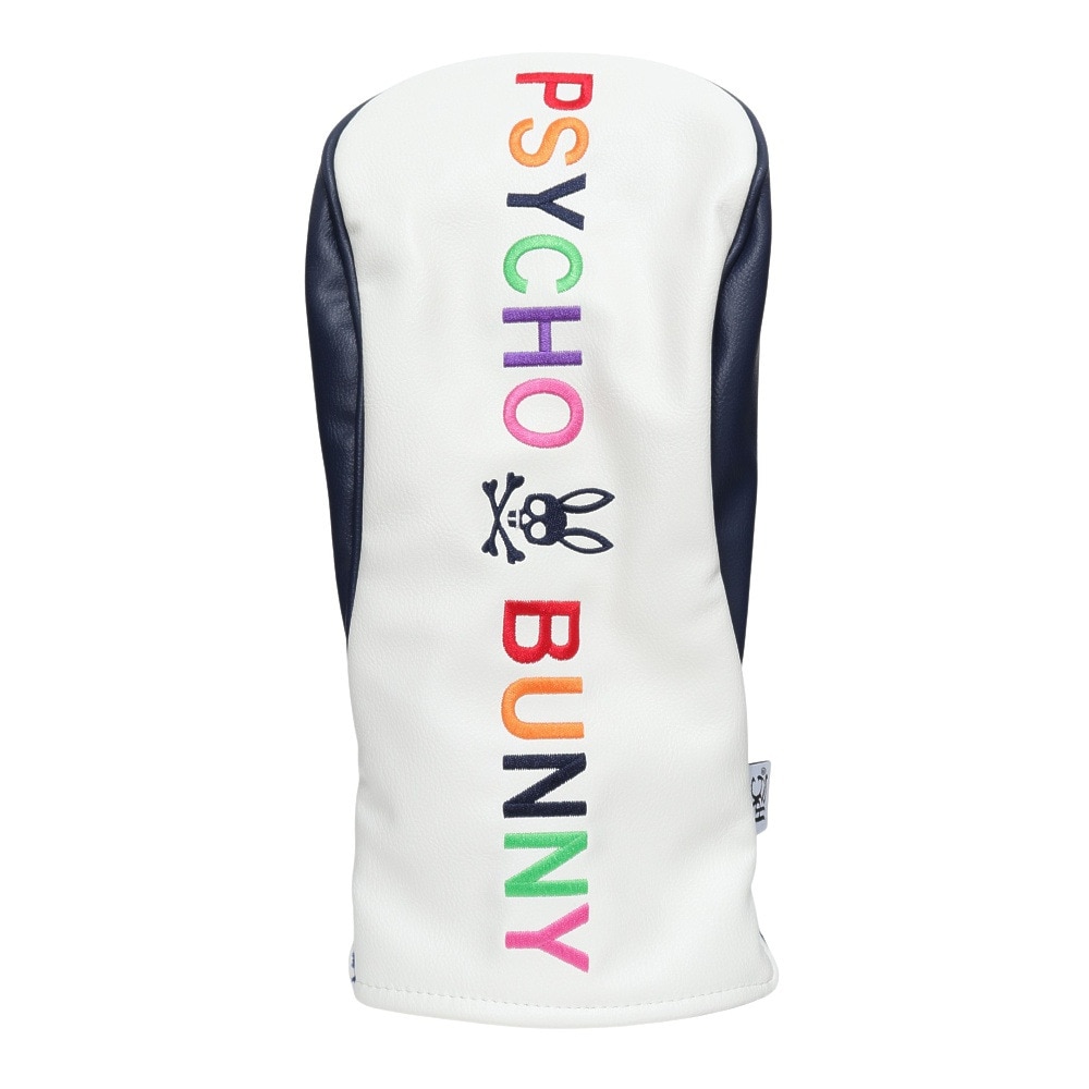 サイコバニー（Psycho Bunny）（メンズ、レディース）ヘッドカバー ドライバーカバー PU PBMG4FH1-WHT