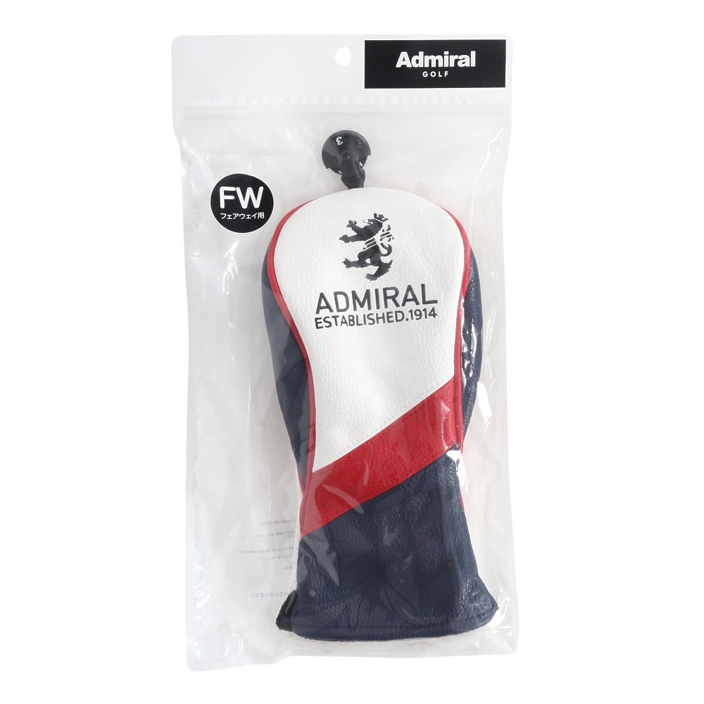 アドミラル ゴルフ（Admiral GOLF）（メンズ、レディース）ゴルフ ヘッドカバー フェアウェイウッド ランパント ADMG5AHB-TRI