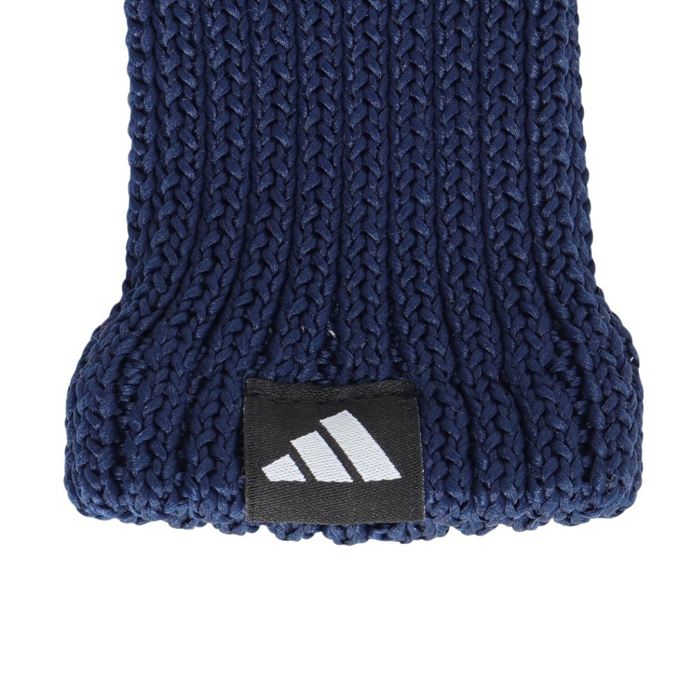 アディダス（adidas）（メンズ、レディース）ゴルフ 3ストライプ ニット ヘッドカバー 番手タグ付き JTY35-JF0975NVY