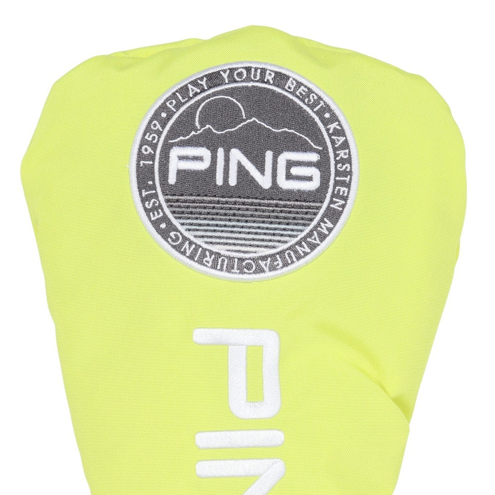 ピン（PING）（メンズ、レディース）ゴルフ アリゾナカジュアル ヘッドカバー ドライバー用 HC-U2501 LIME 38238