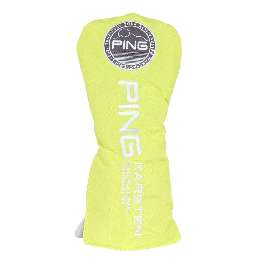 ピン（PING）（メンズ、レディース）ゴルフ アリゾナカジュアル ヘッドカバー ドライバー用 HC-U2501 LIME 38238