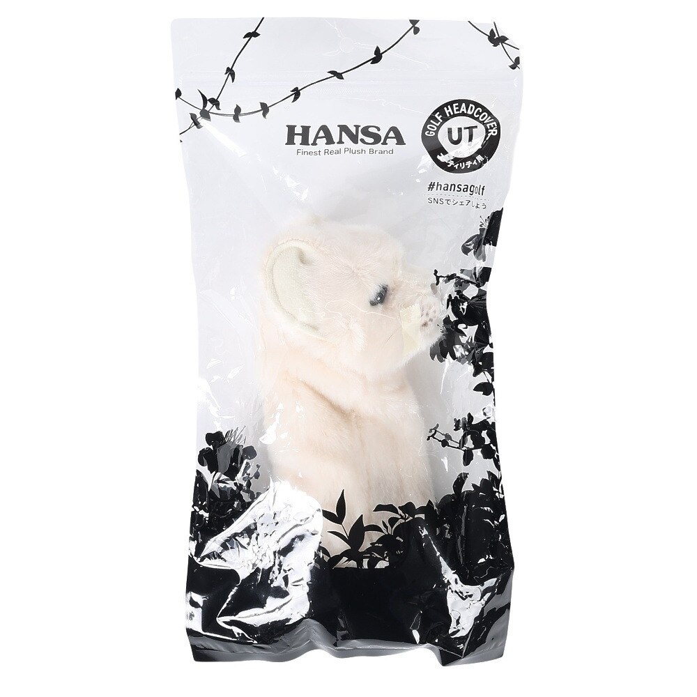 HANSA（HANSA）（メンズ、レディース）ユーティリティ用ヘッドカバー ホワイトライオン 仔 BH8270