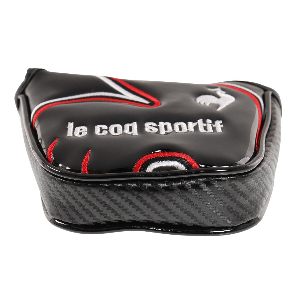 ルコックゴルフ（メンズ、レディース）ゴルフ マグネット式 異型ヘッド対応パターカバー QQBTJG51 BK00