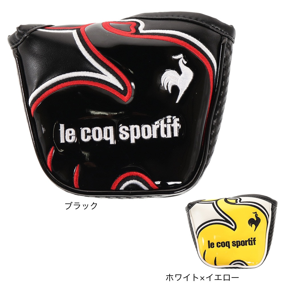 ルコックゴルフ（メンズ、レディース）ゴルフ マグネット式 異型ヘッド対応 パターカバー QQBTJG51 WHYL