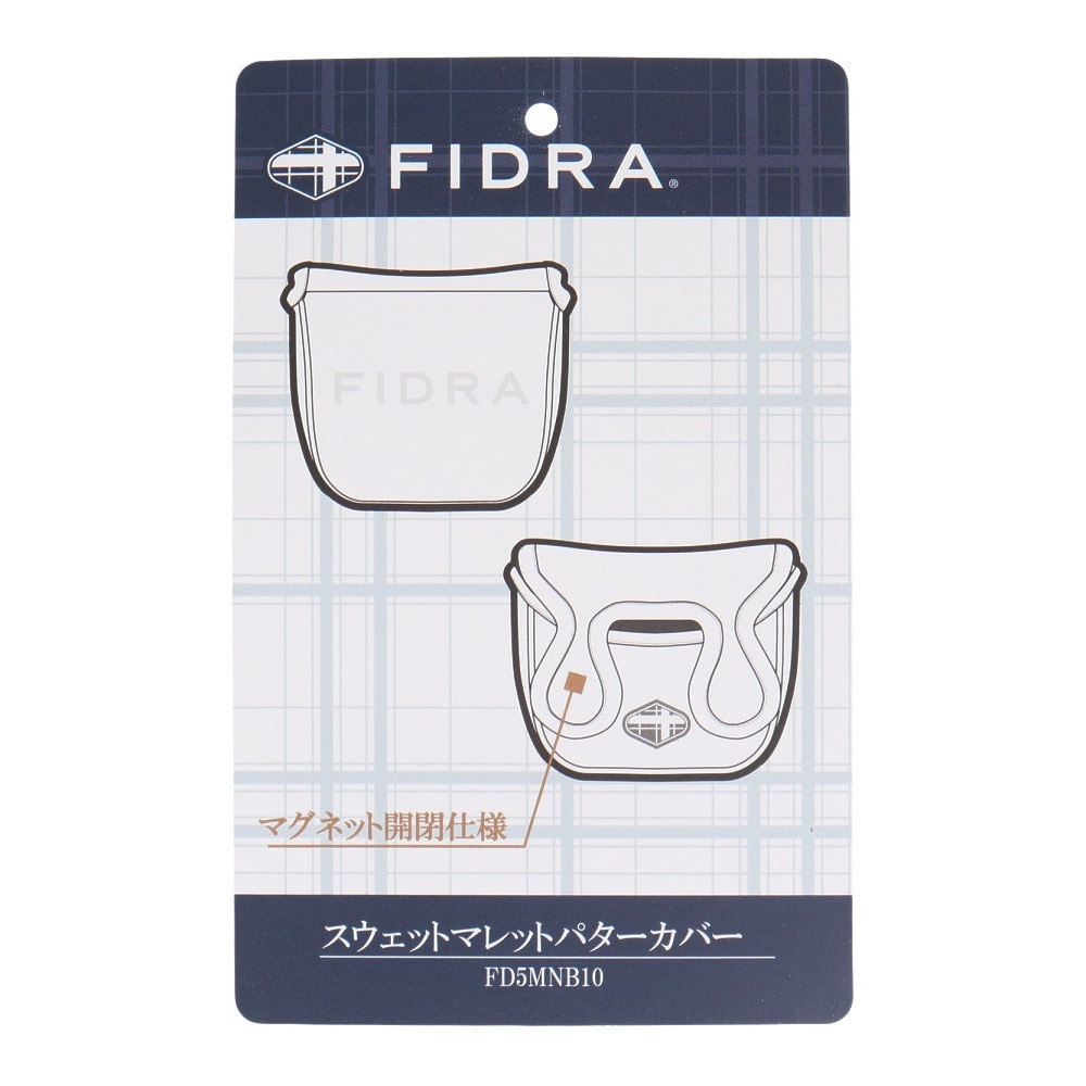 フィドラ（FIDRA）（メンズ、レディース）ゴルフ スウェット マレット型 パターカバー FD5MNB10 NVY