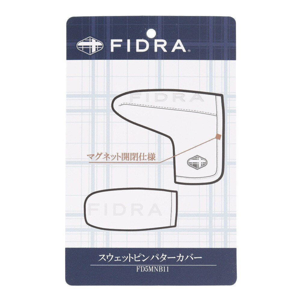 フィドラ（FIDRA）（メンズ、レディース）ゴルフ スウェットピン型 パターカバー FD5MNB11 NVY