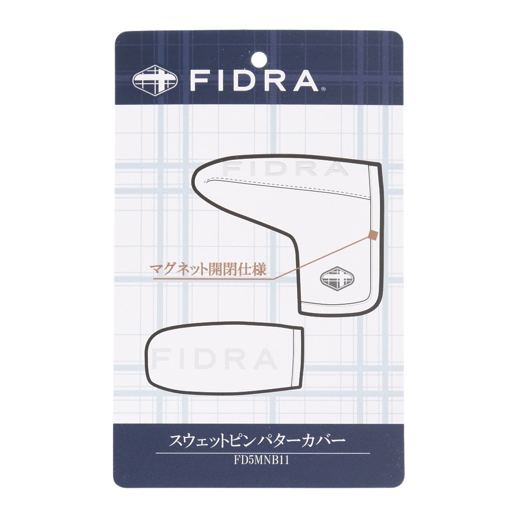 フィドラ（FIDRA）（メンズ、レディース）ゴルフ スウェットピン型 パターカバー FD5MNB11 WHT