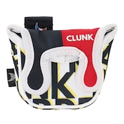 クランク（CLUNK）（メンズ、レディース）ゴルフ 総柄マレット型 パターカバー CL5MNB18 WHT