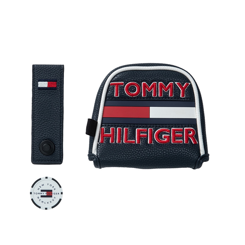 トミー ヒルフィガー ゴルフ（TOMMY HILFIGER GOLF）（メンズ、レディース）ゴルフ パターカバー マレット型 マグネットホルダー THMG2FH2-NVY
