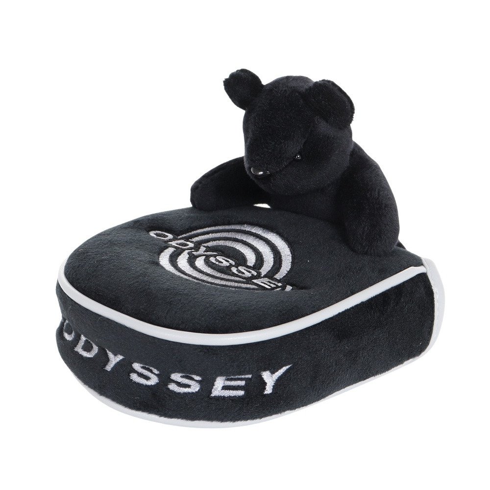 オデッセイ（ODYSSEY）（メンズ、レディース）ゴルフ ベア ヘッドカバー パターカバー マレット型 SS 23 JM 5523065 PC BEAR ネオMLT BK 23 SS