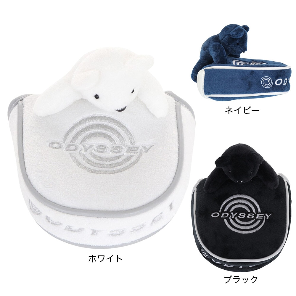 オデッセイ（ODYSSEY）（メンズ、レディース）ゴルフ ベア パター用 ヘッドカバー JM ネオマレット型 5523066 NY