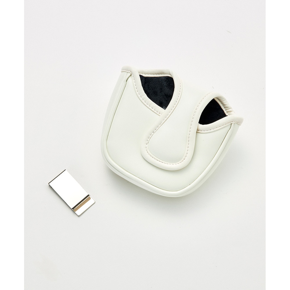 マンシングウエア（MUNSING WEAR）（メンズ、レディース）ゴルフ マグネット式 パターカバー MQBVJG51 WH00