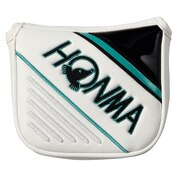 本間ゴルフ（HONMA）（メンズ、レディース）ゴルフ ヘッドカバー パター用 マレット型 PC12302 WH/GR