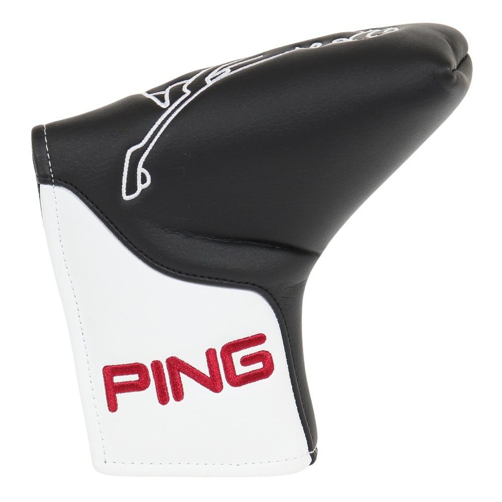 ピン（PING）（メンズ、レディース）ゴルフ パター用 ヘッドカバー HC-U2302 BK/WH 36870