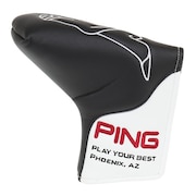 ピン（PING）（メンズ、レディース）ゴルフ パター用 ヘッドカバー HC-U2302 BK/WH 36870