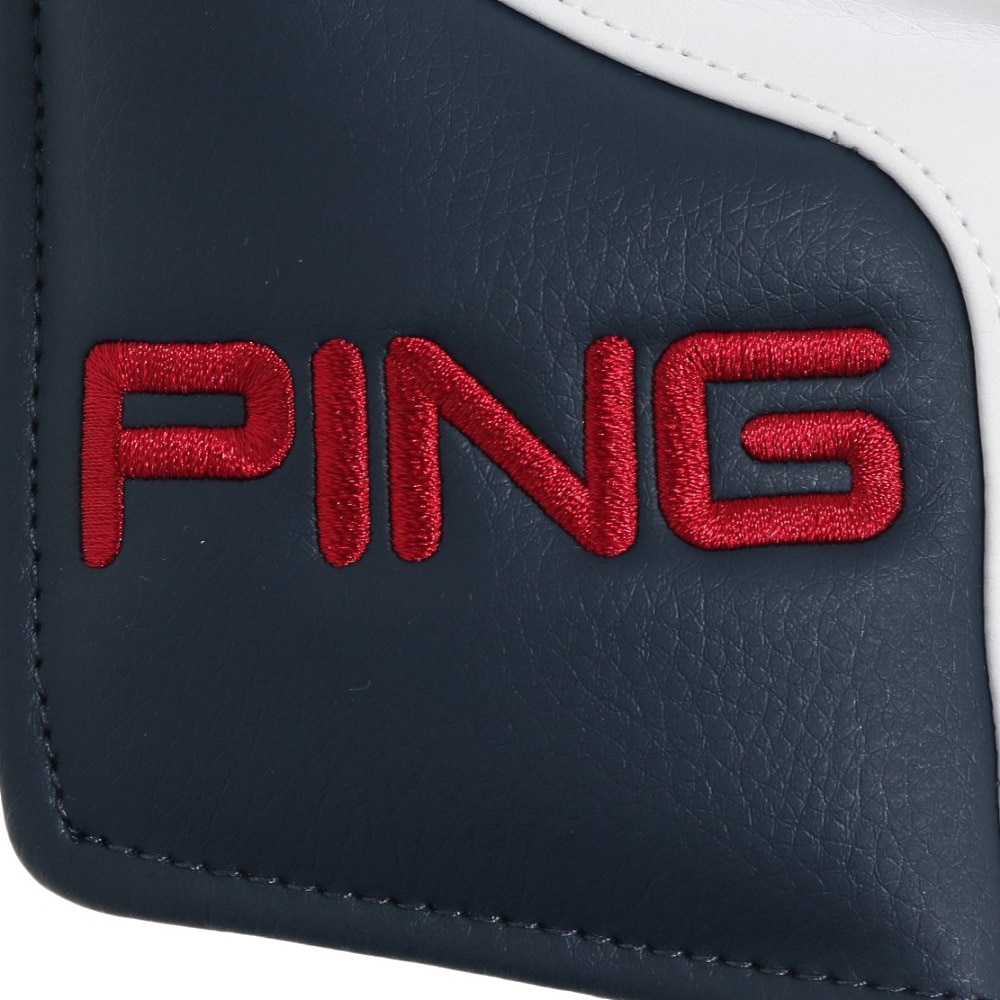 ピン（PING）（メンズ、レディース）ゴルフ HC-U2302 パターカバー WH/NV 36870