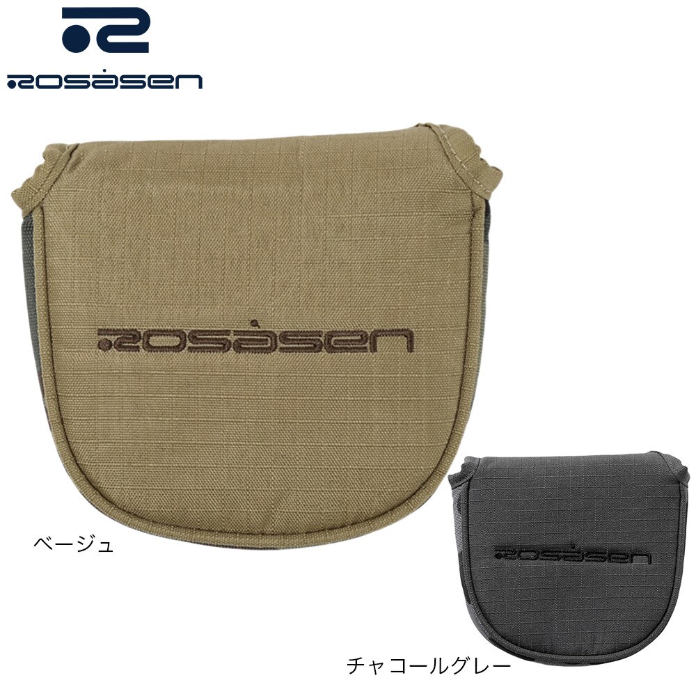 ROSASEN（メンズ、レディース）ゴルフ ヘッドカバー パター用 マレット型 パターカバー 撥水 046-91205-052