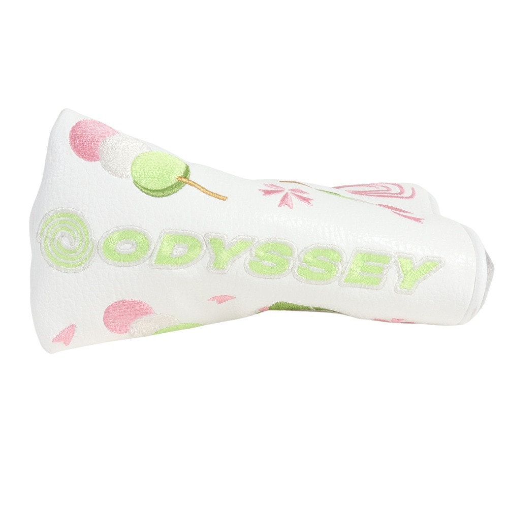 オデッセイ（ODYSSEY）（メンズ、レディース）ゴルフ ヘッドカバー パター用 ピン型 ブレード型 Fシリーズ 24 JM 5524120 WHT