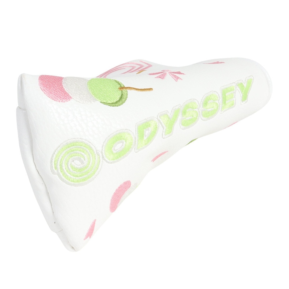 オデッセイ（ODYSSEY）（メンズ、レディース）ゴルフ ヘッドカバー パター用 ピン型 ブレード型 Fシリーズ 24 JM 5524120 WHT
