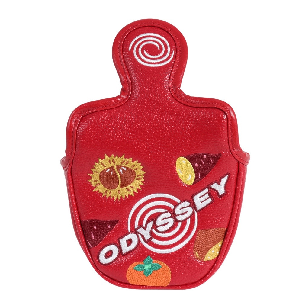 オデッセイ（ODYSSEY）（メンズ、レディース）ゴルフ ヘッドカバー パター用 マレット型 Fシリーズ 24 JM 5524125 RED
