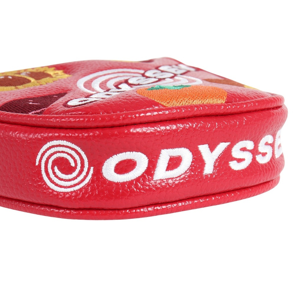 オデッセイ（ODYSSEY）（メンズ、レディース）ゴルフ ヘッドカバー パター用 マレット型 Fシリーズ 24 JM 5524125 RED