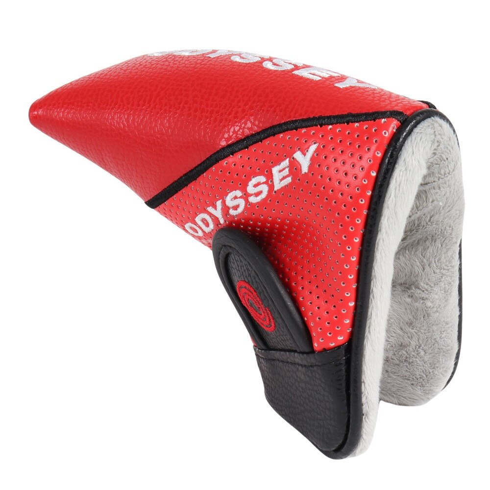 オデッセイ（ODYSSEY）（メンズ、レディース）ゴルフ ヘッドカバー パター用 ピン型 ブレード型 オーセンティック 24 JM 5524130 RED
