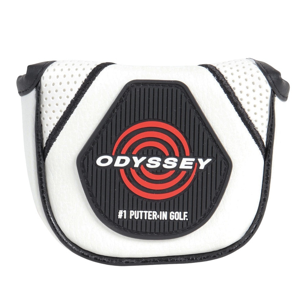オデッセイ（ODYSSEY）（メンズ、レディース）ゴルフ ヘッドカバー パター用 マレット型 オーセンティック スモールサイズマレット 24 JM 5524131 WHT