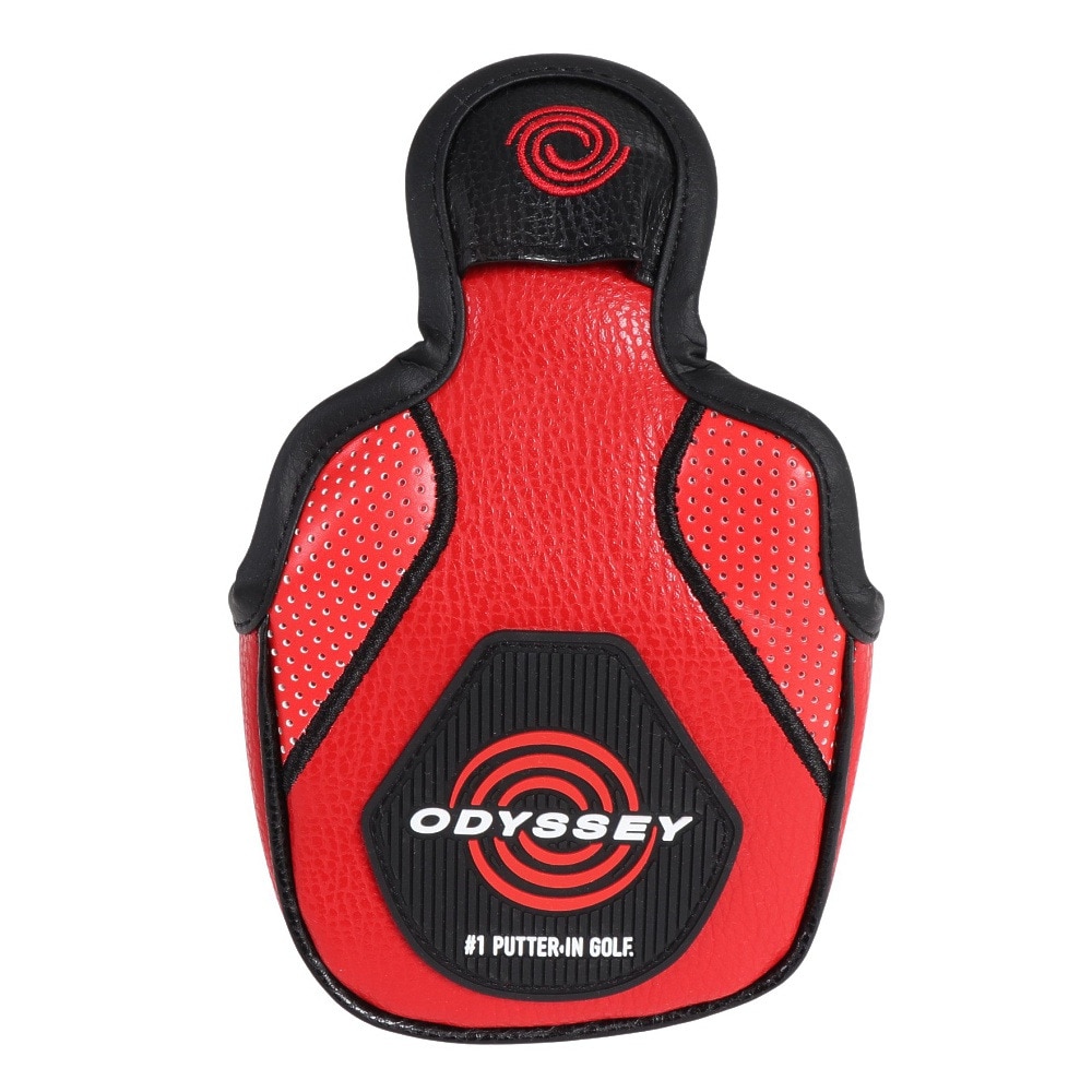 オデッセイ（ODYSSEY）（メンズ、レディース）ゴルフ ヘッドカバー パター用 マレット型 オーセンティック 24 JM 5524133 RED