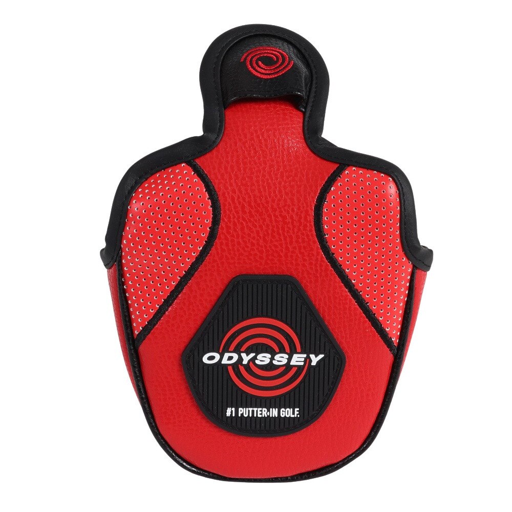 オデッセイ（ODYSSEY）（メンズ、レディース）ゴルフ ヘッドカバー パター用 マレット型 オーセンティック 24 JM 5524136 RED