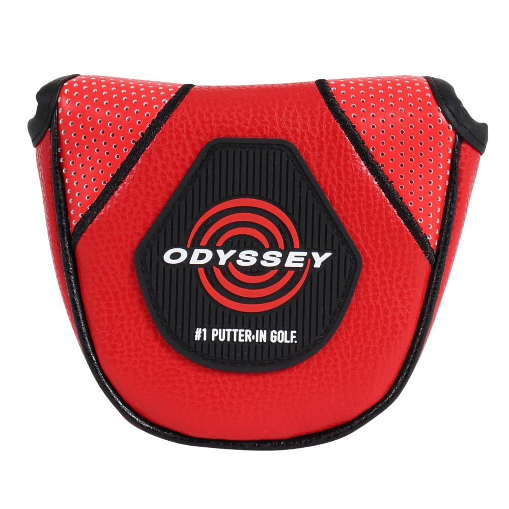 オデッセイ（ODYSSEY）（メンズ、レディース）ゴルフ ヘッドカバー パター用 マレット型 オーセンティック 24 JM 5524136 RED