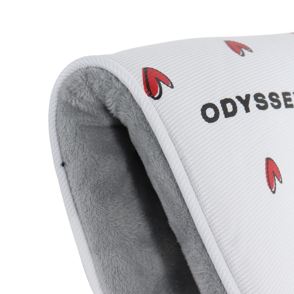 オデッセイ（ODYSSEY）（メンズ、レディース）ゴルフ ヘッドカバー パター用 ピン型 ブレード型 ラブキャロウェイ 24 JM 5524145 WHT