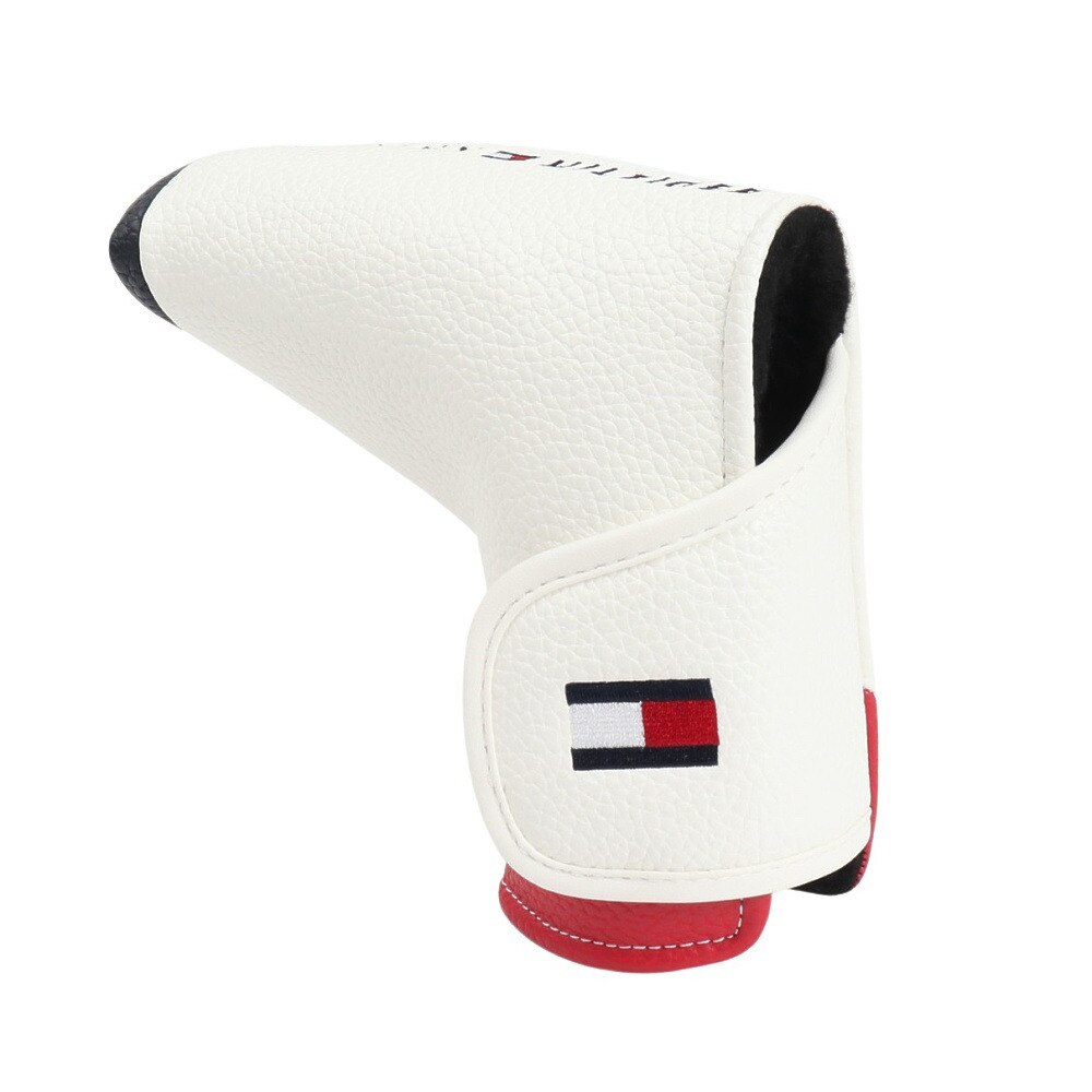 トミー ヒルフィガー ゴルフ（TOMMY HILFIGER GOLF）（メンズ、レディース）ゴルフ パターカバー ブレード用ベーシック THMG4SH4-WHT