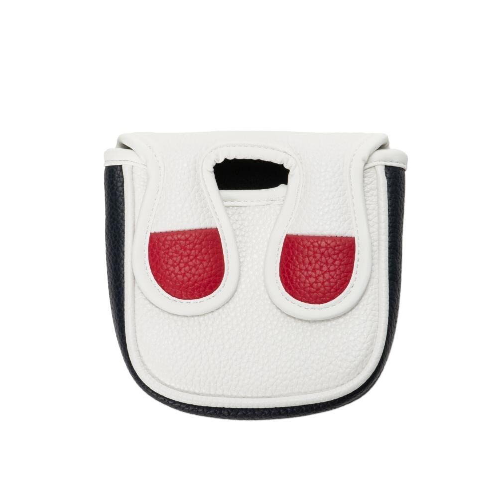 トミー ヒルフィガー ゴルフ（TOMMY HILFIGER GOLF）（メンズ、レディース）ゴルフ パターカバー マレット用 ベーシック THMG4SH5-WHT
