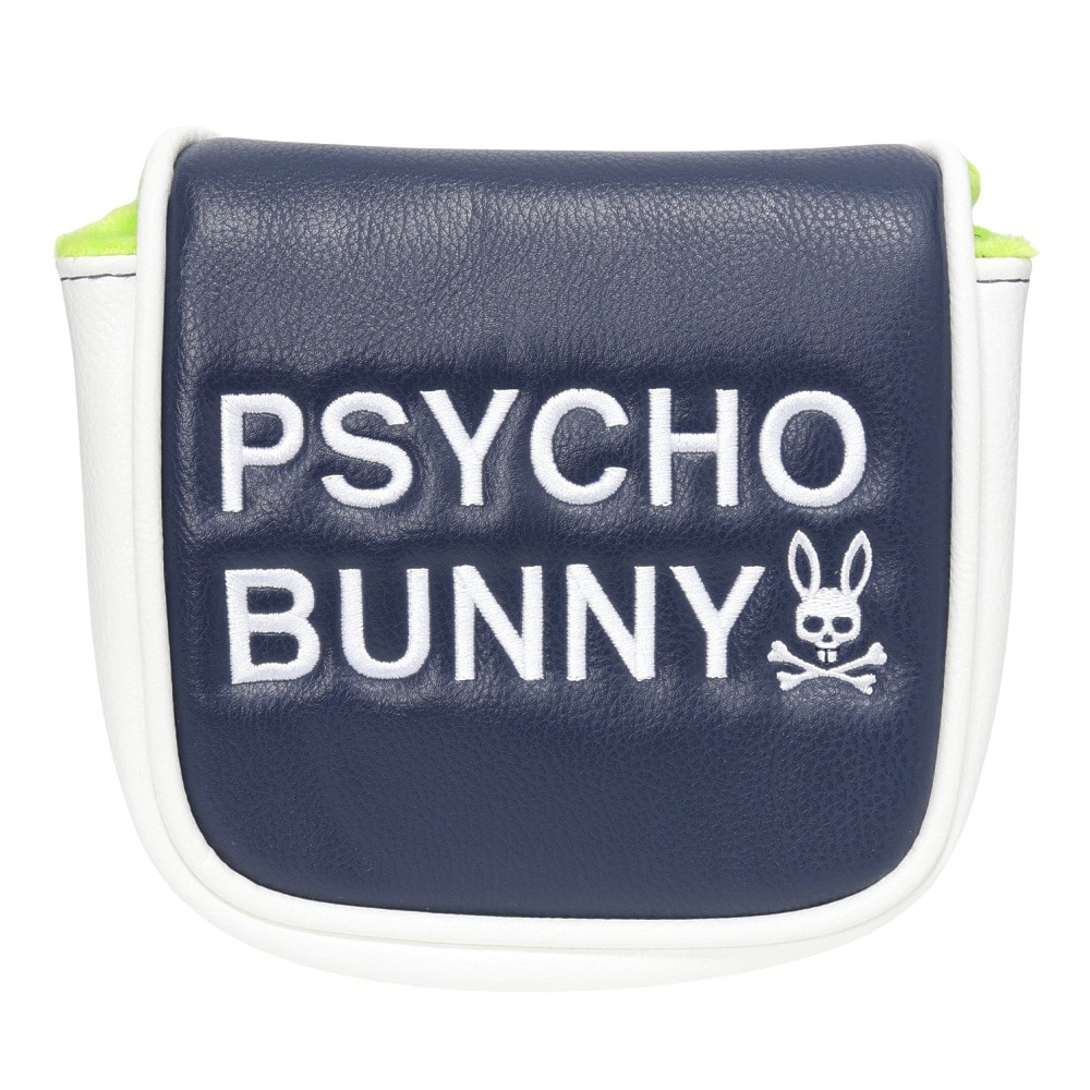 サイコバニー（Psycho Bunny）（メンズ、レディース）ゴルフ パターカバー マレット PU PBMG4FH6-NVY