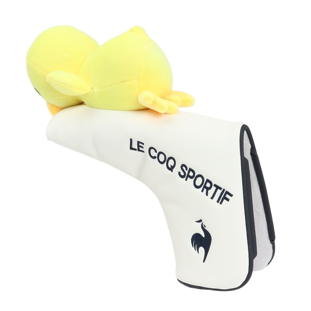 ルコックスポルティフ（lecoqsportif）（メンズ、レディース）ゴルフ キャラクター パター用 ヘッドカバー ピン型・マレット型用 LG5SHC50L WH00