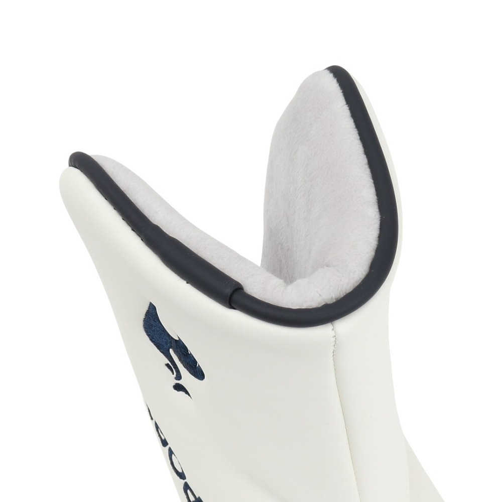 ルコックスポルティフ（lecoqsportif）（メンズ、レディース）ゴルフ キャラクター パター用 ヘッドカバー ピン型・マレット型用 LG5SHC50L WH00