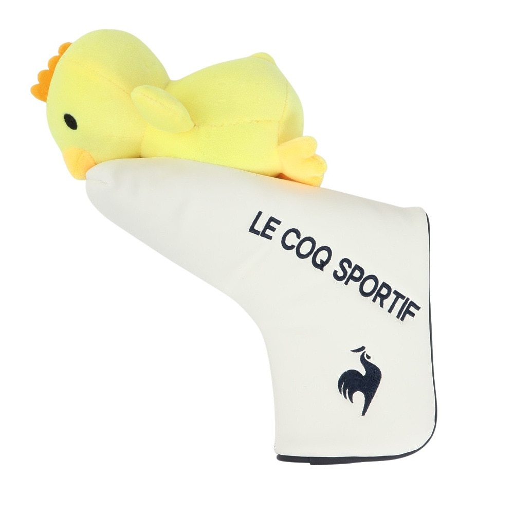 ルコックスポルティフ（lecoqsportif）（メンズ、レディース）ゴルフ キャラクター パター用 ヘッドカバー ピン型・マレット型用 LG5SHC50L WH00
