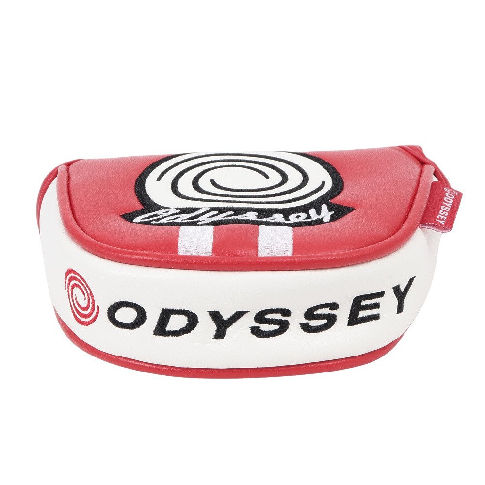 オデッセイ（ODYSSEY）（メンズ、レディース）ゴルフ NO1 パターカバー FW 25 JM マレット 5525093 WH/RD