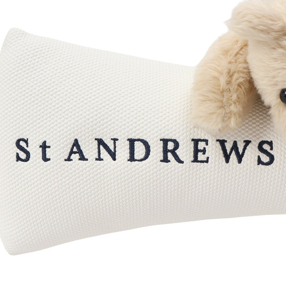 セントアンドリュース（ST.ANDREWS）（メンズ、レディース）ゴルフ テディベア パターカバー PIN型用 ブレード 042-6984313-030