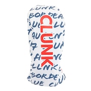 クランク（CLUNK）（メンズ、レディース）ゴルフ ヘッドカバー ドライバー用 BRUSHシリーズ CL5PNB13 WHT