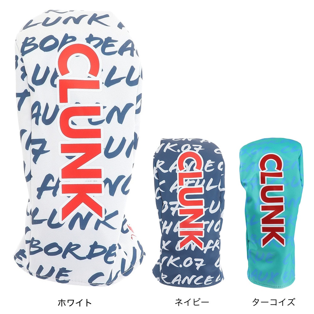 クランク（CLUNK）（メンズ）ゴルフ ヘッドカバー ドライバー用 BRUSHシリーズ CL5PNB13 MINT