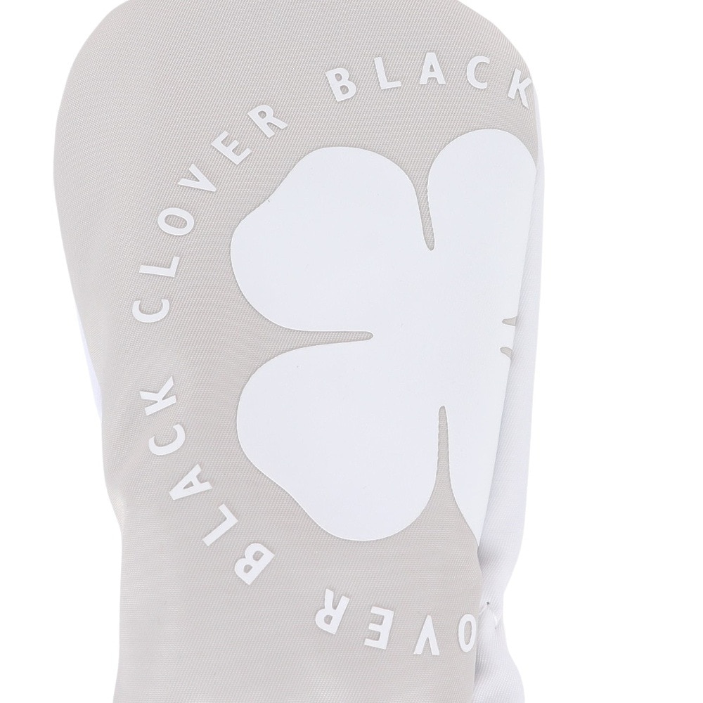 ブラッククローバー（Black Clover）（メンズ、レディース）ゴルフ ユーティリティ用 ヘッドカバー ボールクリーナー付 ダイヤル式番手 BA5PNB15 BEG