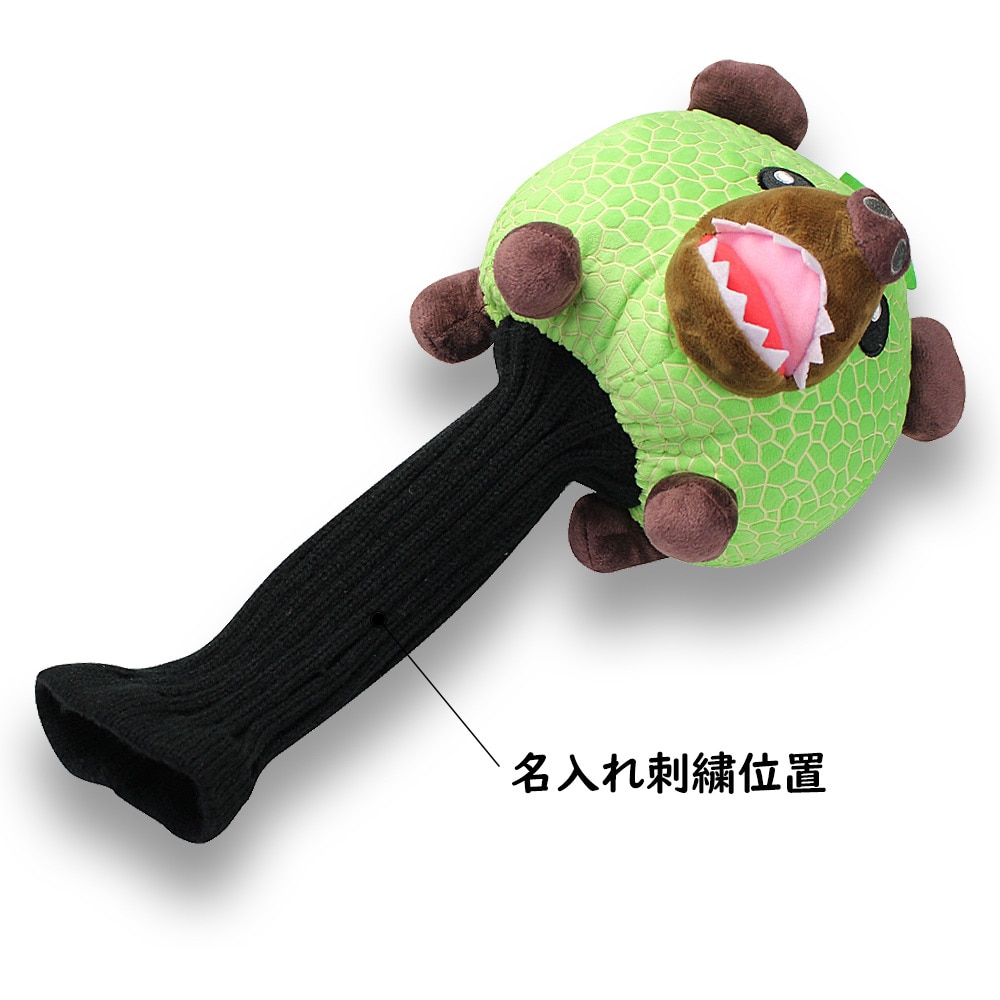 ホクシン（Hokushin）（メンズ、レディース）ゴルフ メロン熊 ドライバー用 ヘッドカバー OHC0048