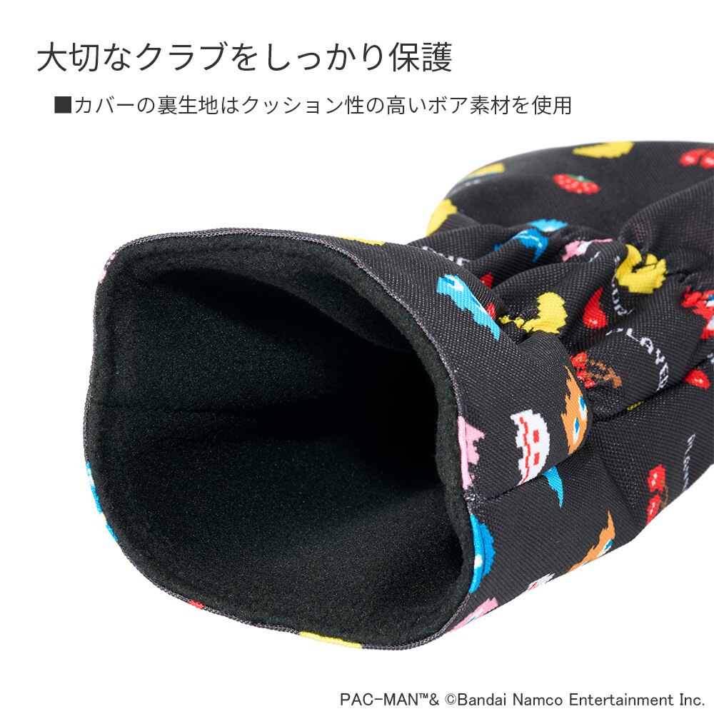 ホクシン（Hokushin）（メンズ、レディース）ゴルフ ヘッドカバー フェアウェイウッド用 番手タグ付き パックマン OHC58 PACHC FW